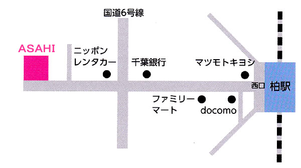 株式会社ASAHI 地図